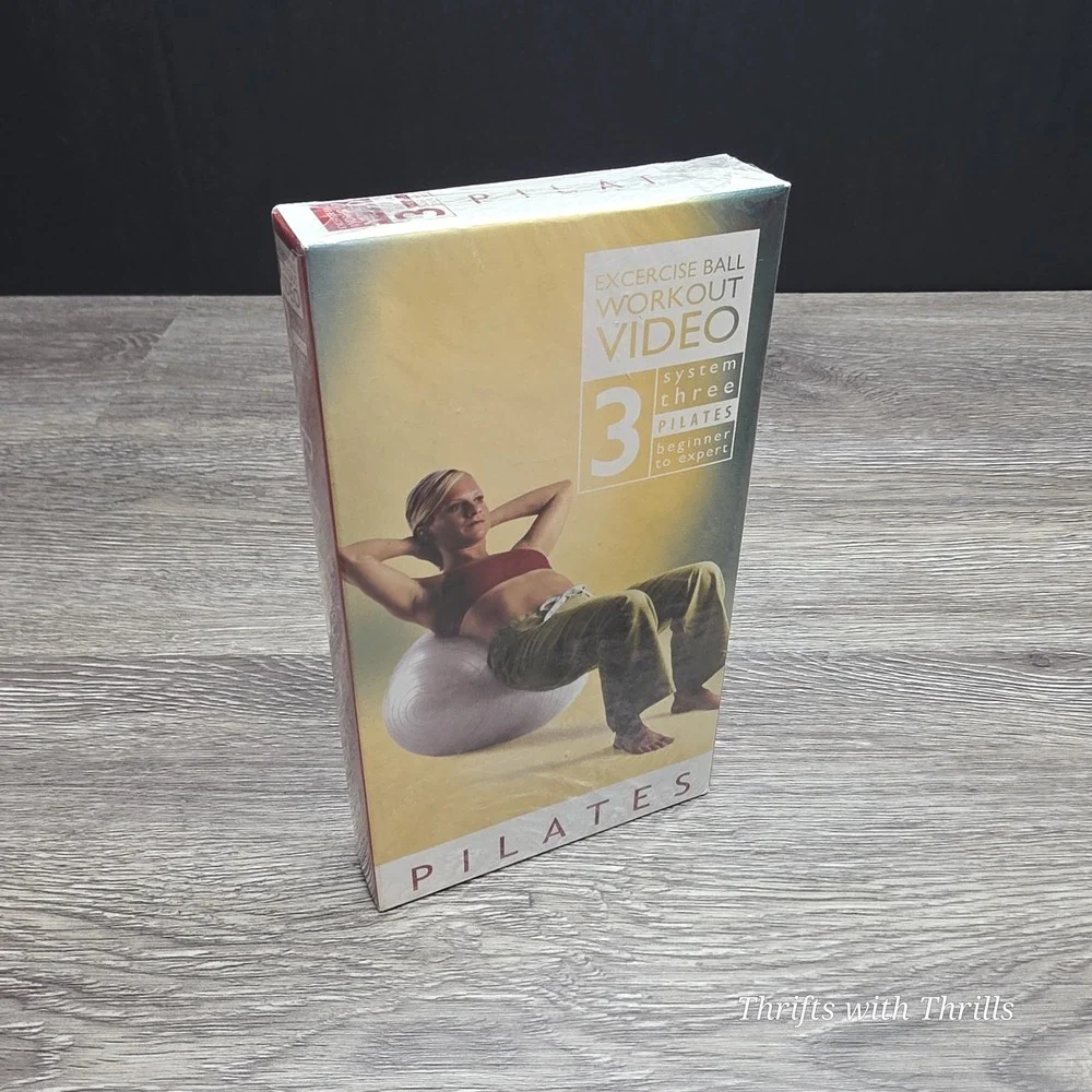Exercise Ball Workout Video - VHS - System Three Pilates Beginner To Expert